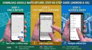 google maps offline mode step by step screenshot