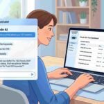 claude seo tool dashboard illustration