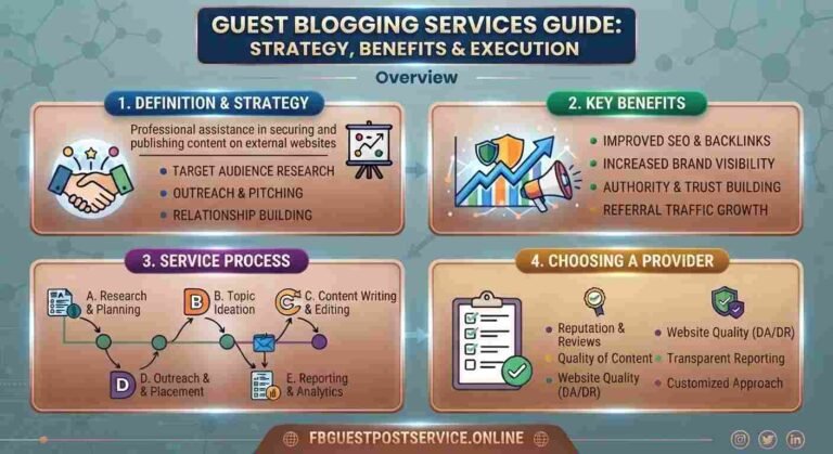 Guest blogging services guide overview