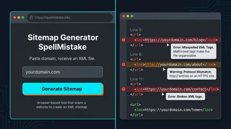 Alt Text: Step-by-step visual audit checklist for validating XML sitemaps before submitting to Google Search Console.